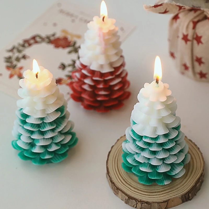 “Premium Aroma Christmas Tree Candle”