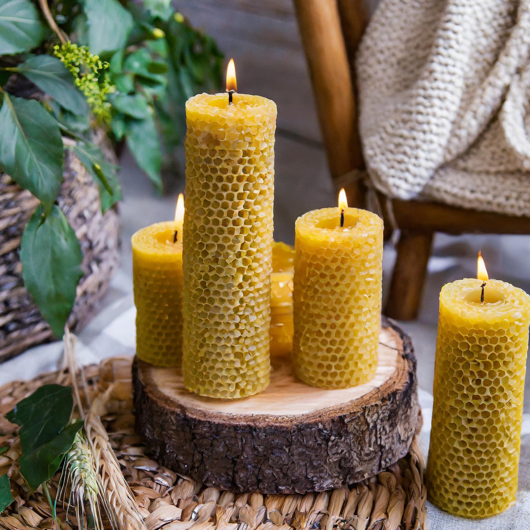 beeswax candles